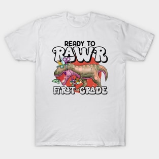 Ready to rawr first grade T-Shirt